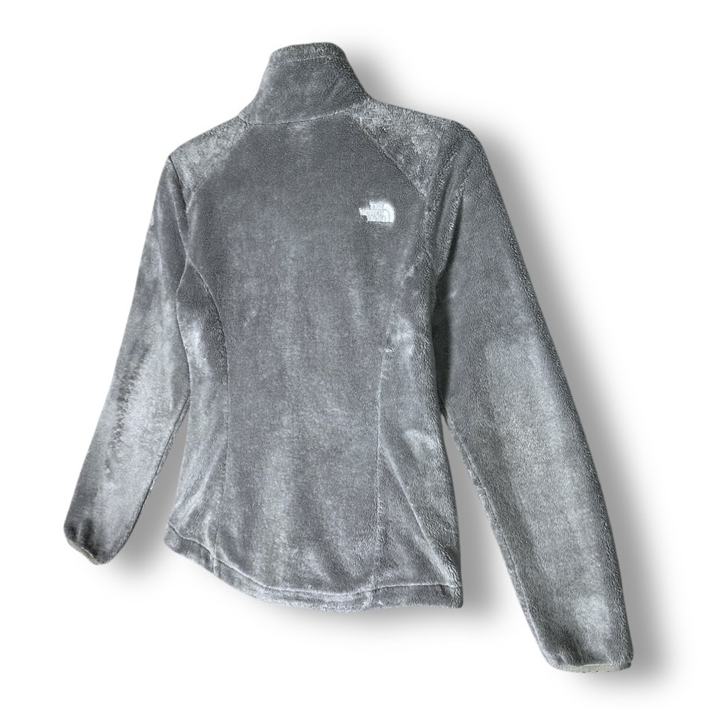 The North Face Womens Osito Fleece Jacket Sz S Gray Outdoor Layer Winter Fall - Picture 9 of 9